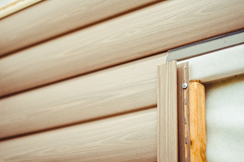 Close-up of Vinyl Siding Texture